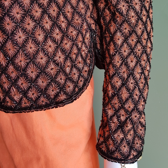 Adrianna Papell Evening MASTERPIECE Hand Embroidery Jacket πππ - Picture 8 of 10